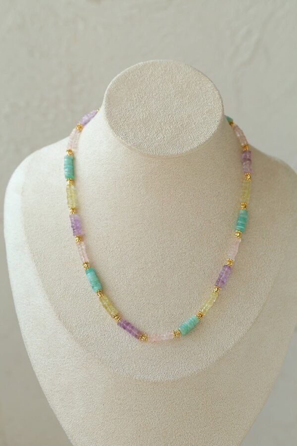 Rainbow Crystal Beads Necklace