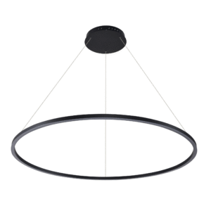 VONN Tania 51" VMC34912BL Modern Circular LED Chandelier in Black