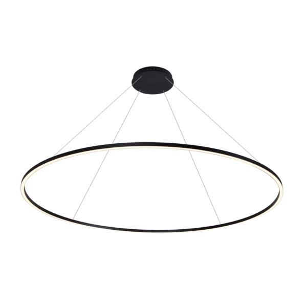 VONN Tania 72" VMC34972BL Modern Circular LED Chandelier in Black